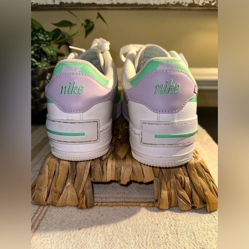 Nike Women's Air Force 1 Shadow 'Infinite Lilac' - Size 12 - Picture 7 of 16